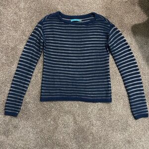 Alice + Olivia Striped Sweater (Blue/white)